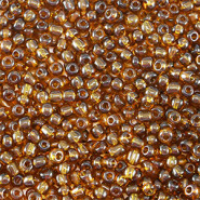 Glas rocailles kralen 11/0 (2mm) Transparent brown
